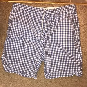 Polo Gingham Blue Shorts Size 36